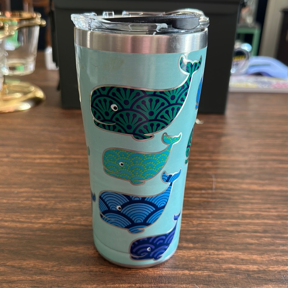 Thermal metal whale cup